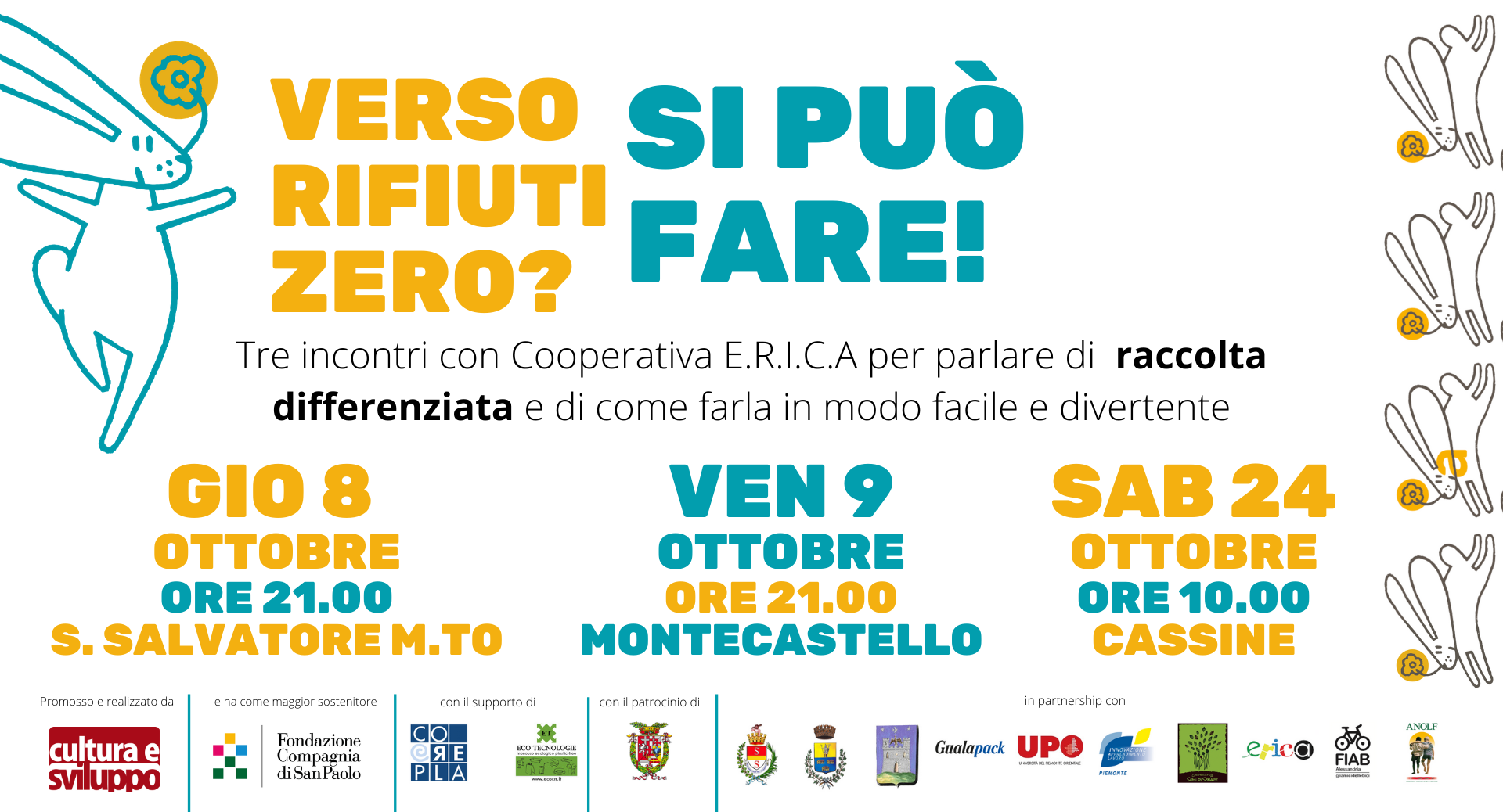 ASAP, tre incontri per parlare di differenziata