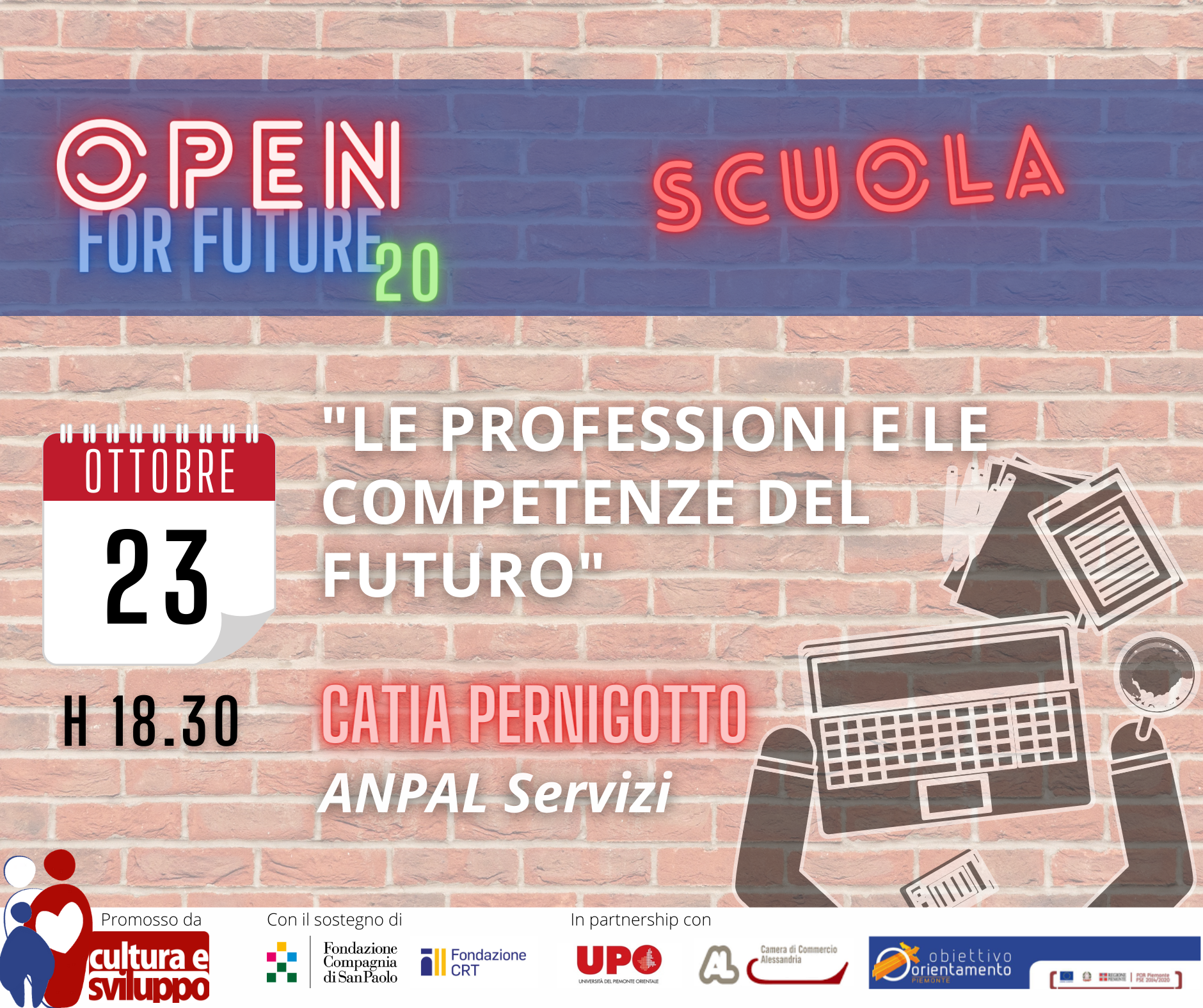 Venerdì 24 ottobre, appuntamento “Le professioni del futuro”