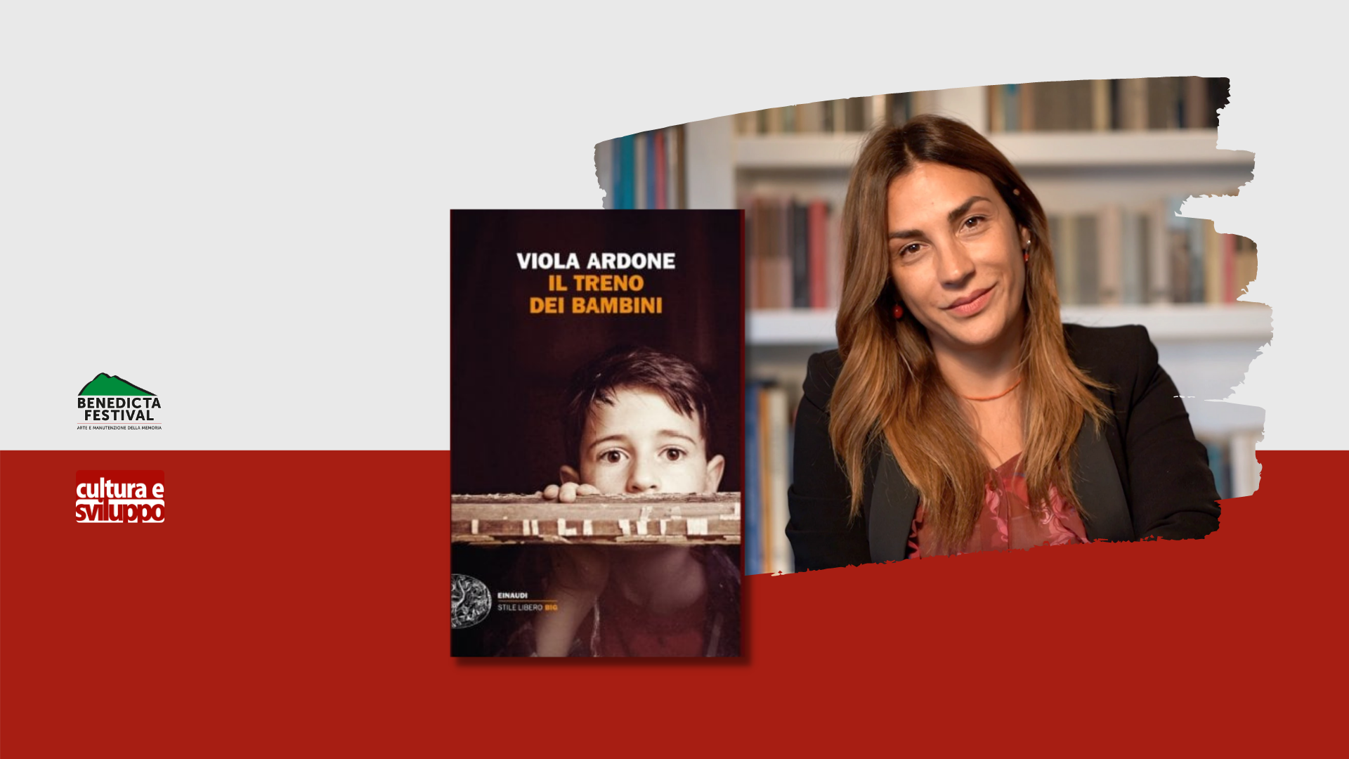 Benedicta Festival: primo appuntamento con la scrittrice Viola Ardone e lo storico Bruno Maida