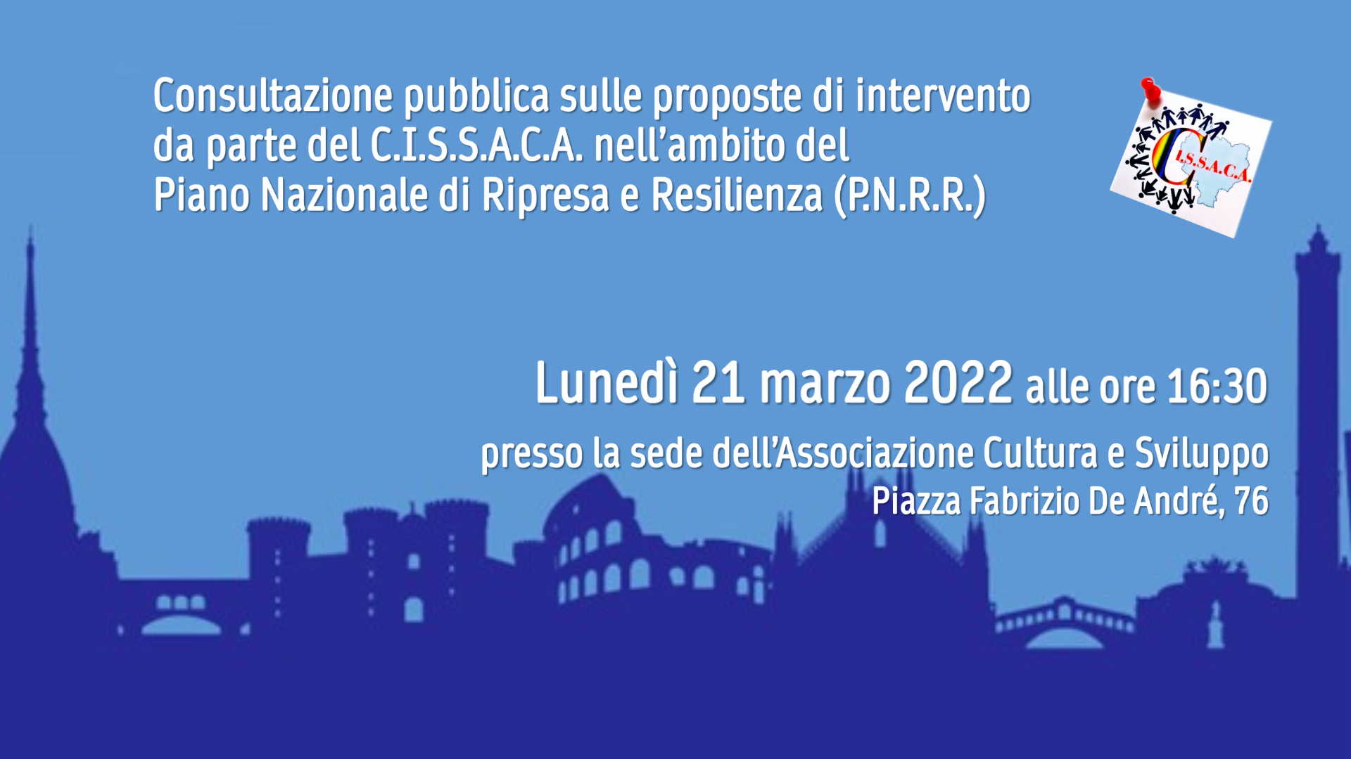 Consultazione pubblica sul P.N.R.R.