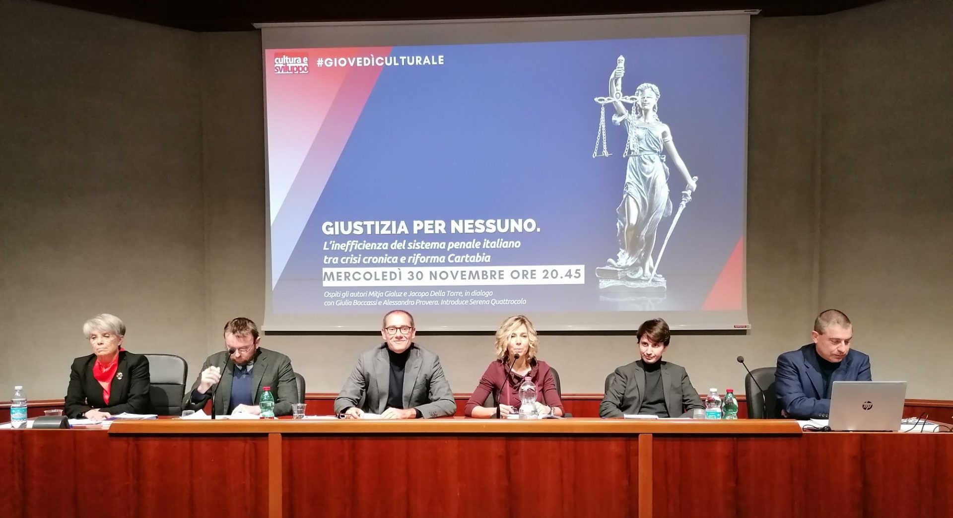giustizia per nessuno conferenza
