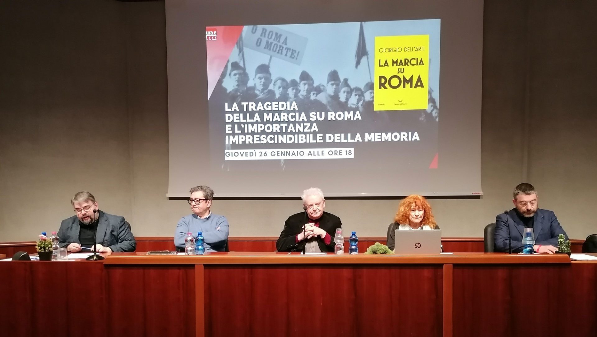 foto serata marcia su roma