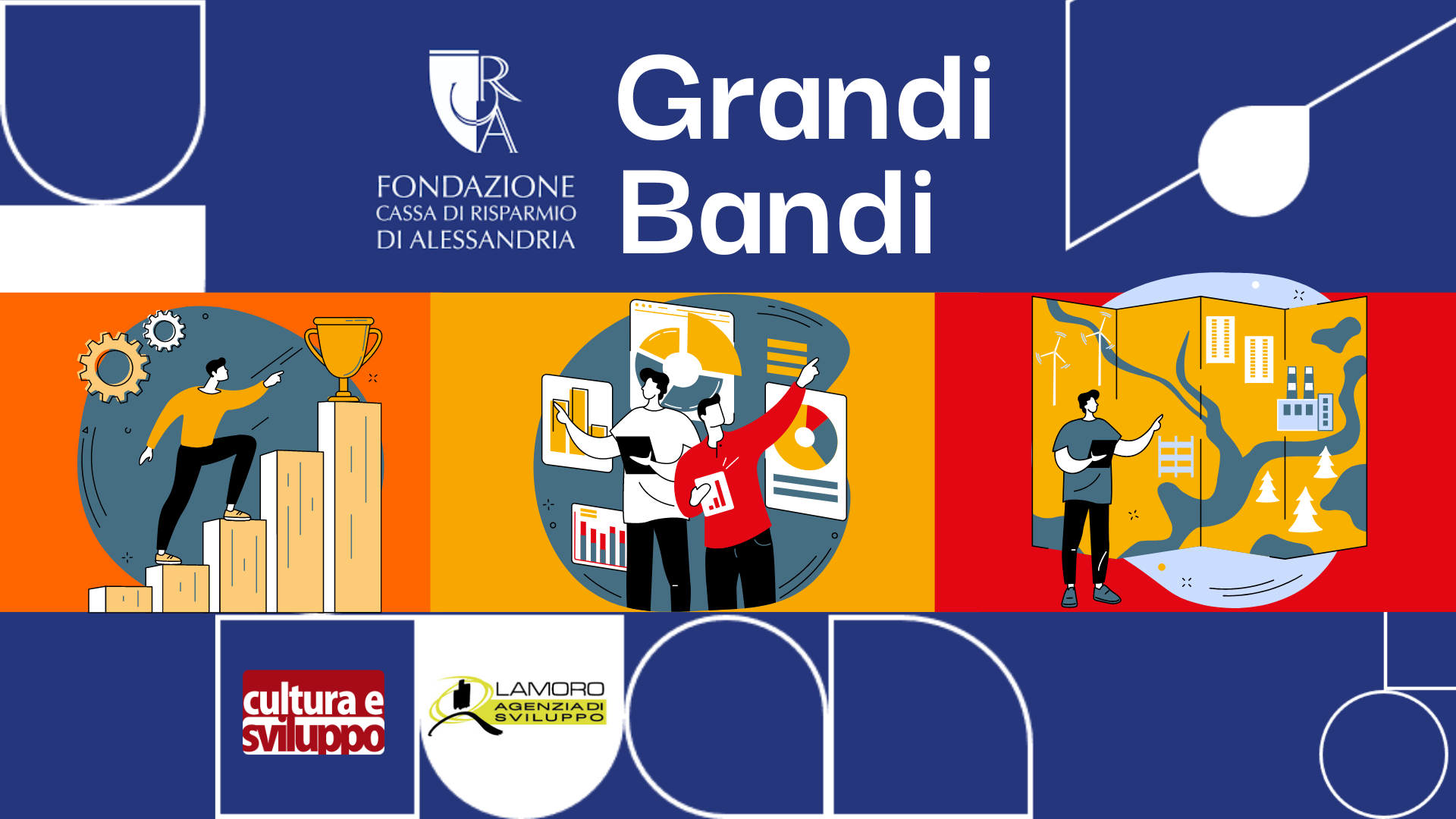 <strong>“GRANDI BANDI” – Eventi per lo sviluppo di competenze e capacità per una cultura della progettazione territoriale!</strong>