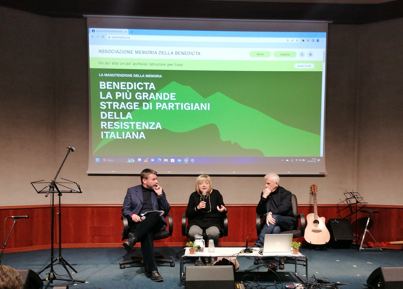 Serata Benedicta dedicata a Carla Nespolo, Giampiero Armano e Pasquale Cinefra