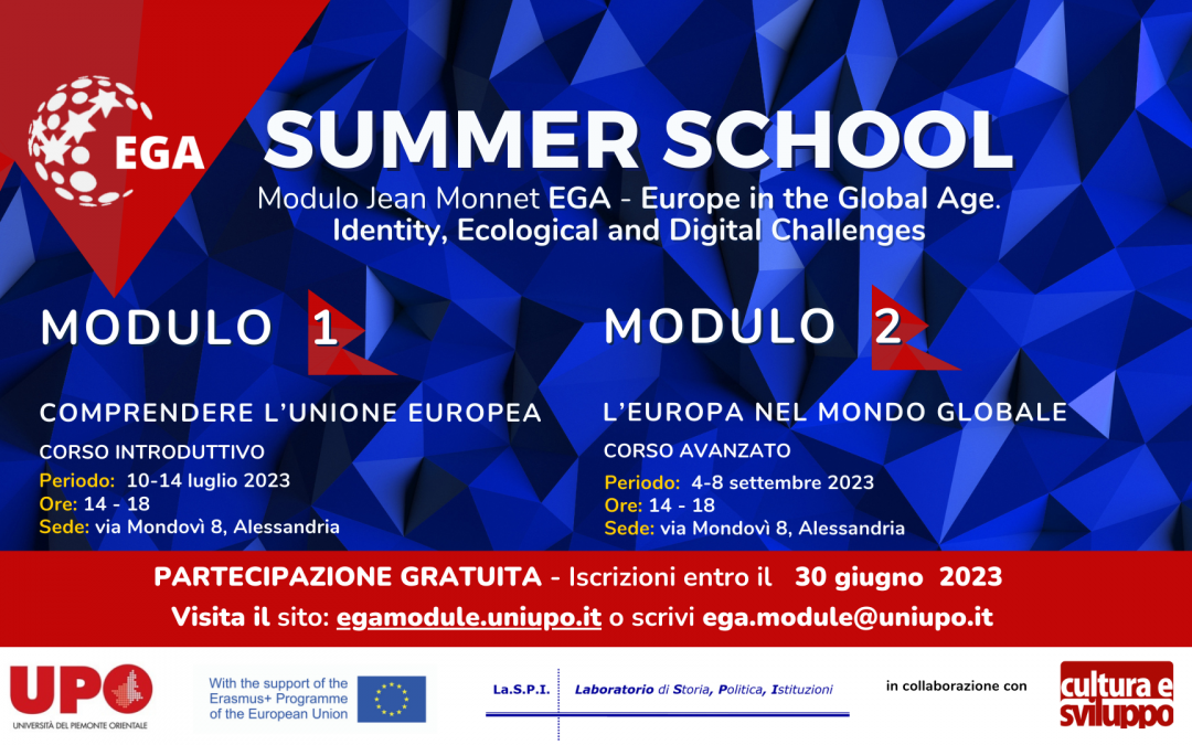 L’Europa nell’età globale: un convegno di studi e la summer school