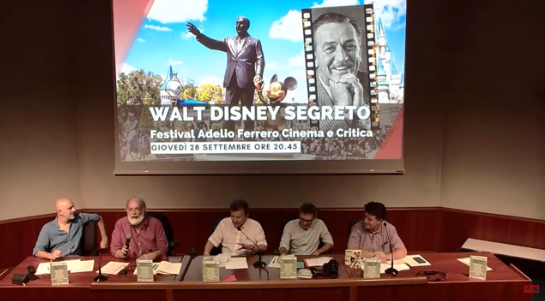 Walt Disney e i suoi segreti al Festival Adelio Ferrero