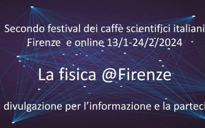 Al via il secondo festival del Caffè scientifici