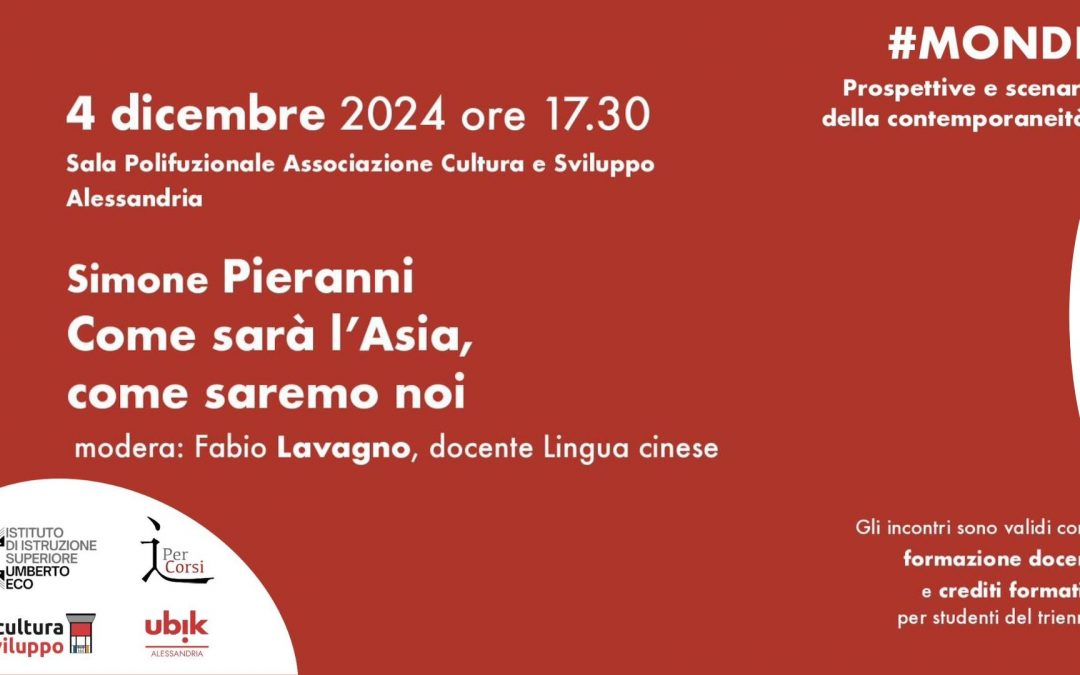 “Come sarà l’Asia, come saremo noi”: incontro con Simone Pieranni