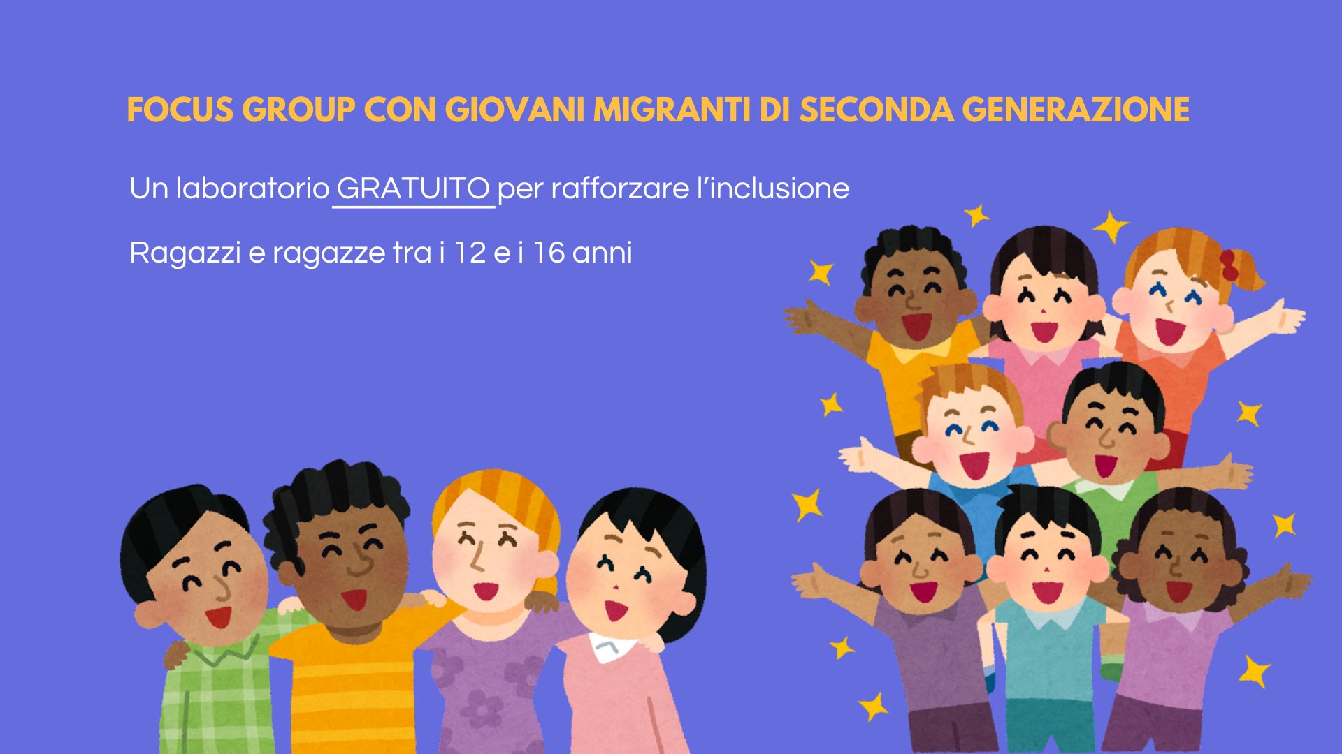 Focus Group con giovani migranti di seconda generazione: al via il secondo ciclo di incontri