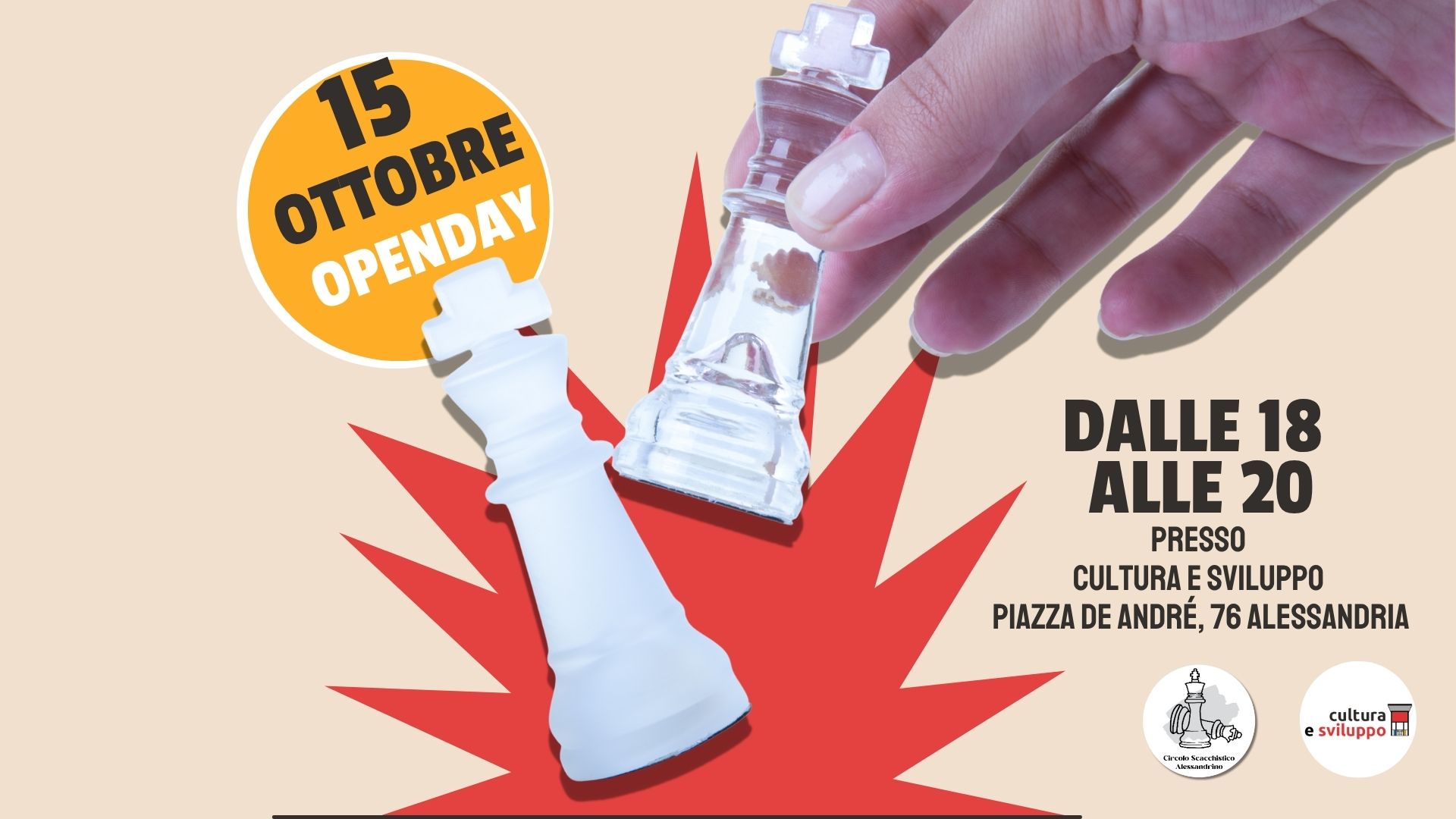 15 ottobre open day scacchi