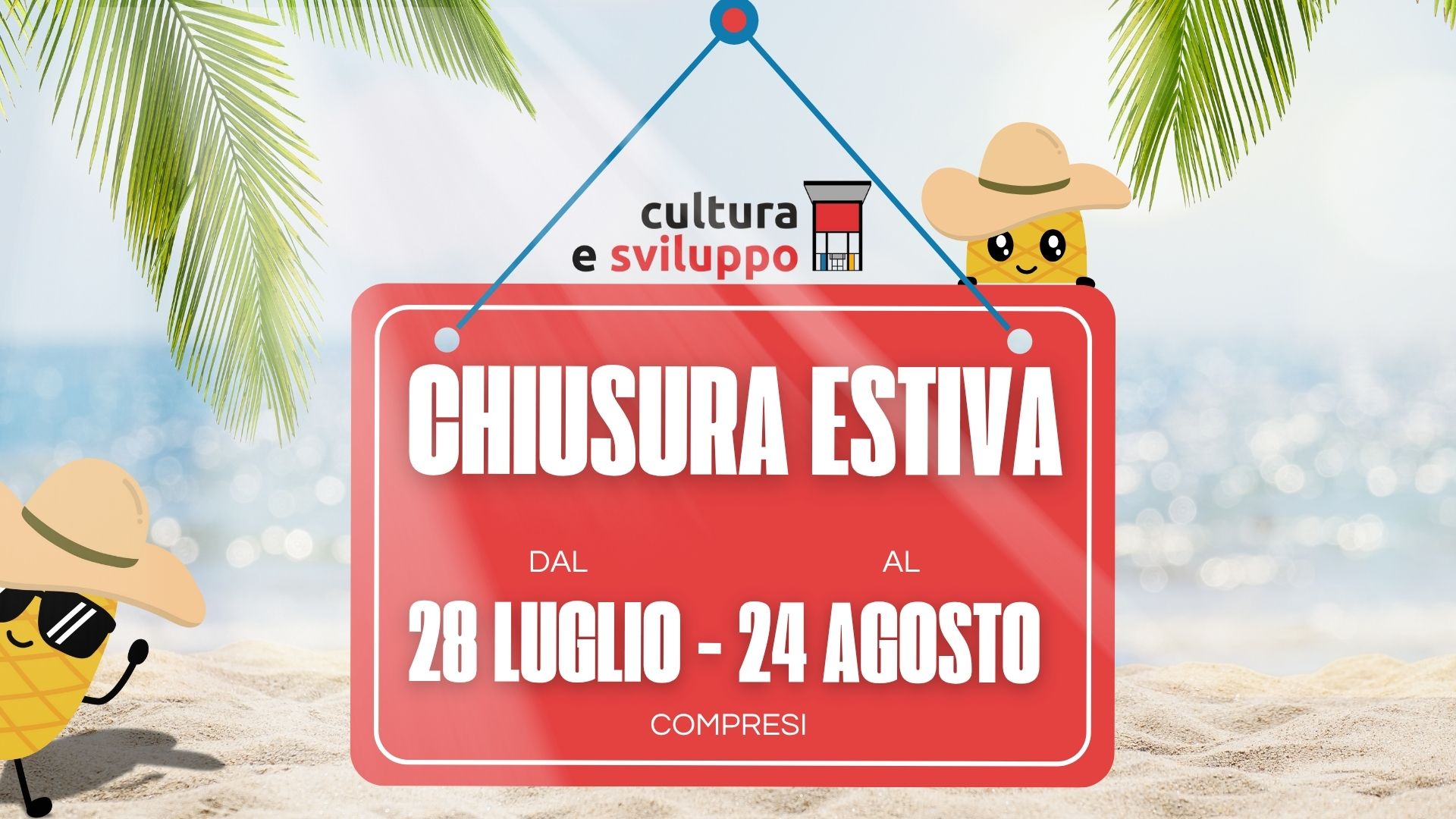 Buone vacanze chiusura estiva