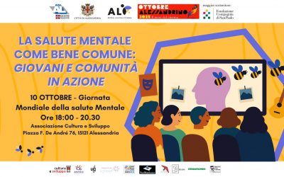 La Salute Mentale come Bene Comune – ASL AL celebra la Giornata Mondiale con un evento dedicato a giovani e comunità.