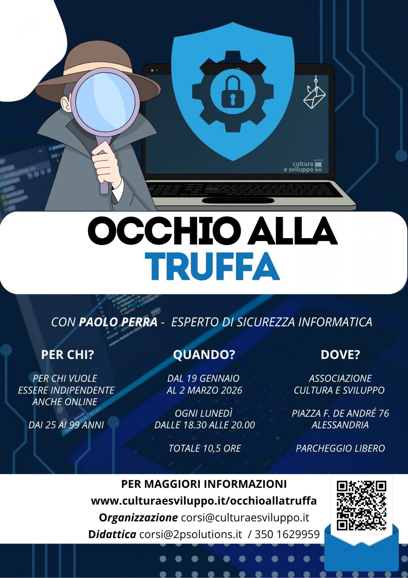 Scopri il corso di Cubersecutiry con Paolo Perra