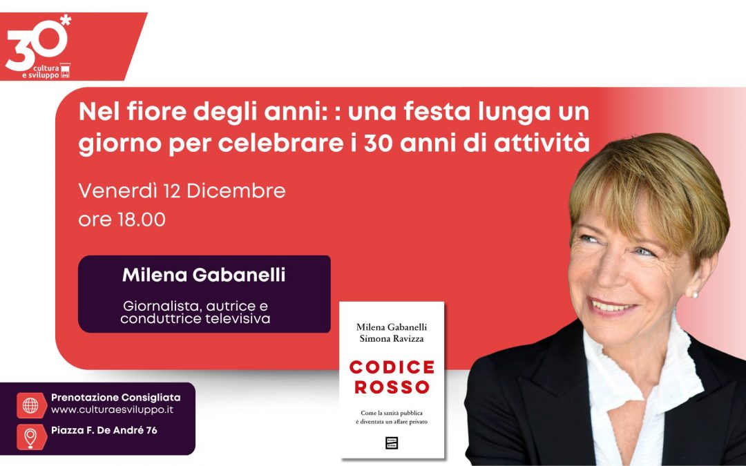 Nel fiore degli anni: una festa lunga un giorno per celebrare i 30 anni di attività