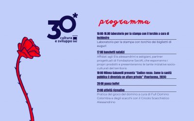 Una festa lunga un giorno per celebrare i nostri primi 30 anni di attività!