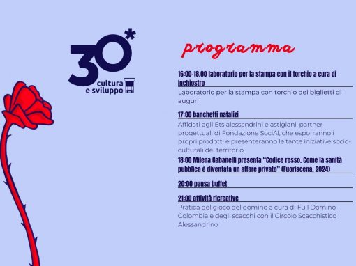 Una festa lunga un giorno per celebrare i nostri primi 30 anni di attività!