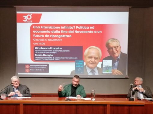 Politica, economia e un futuro da riprogettare: Pasquino e Deaglio al trentennale di Cultura e Sviluppo