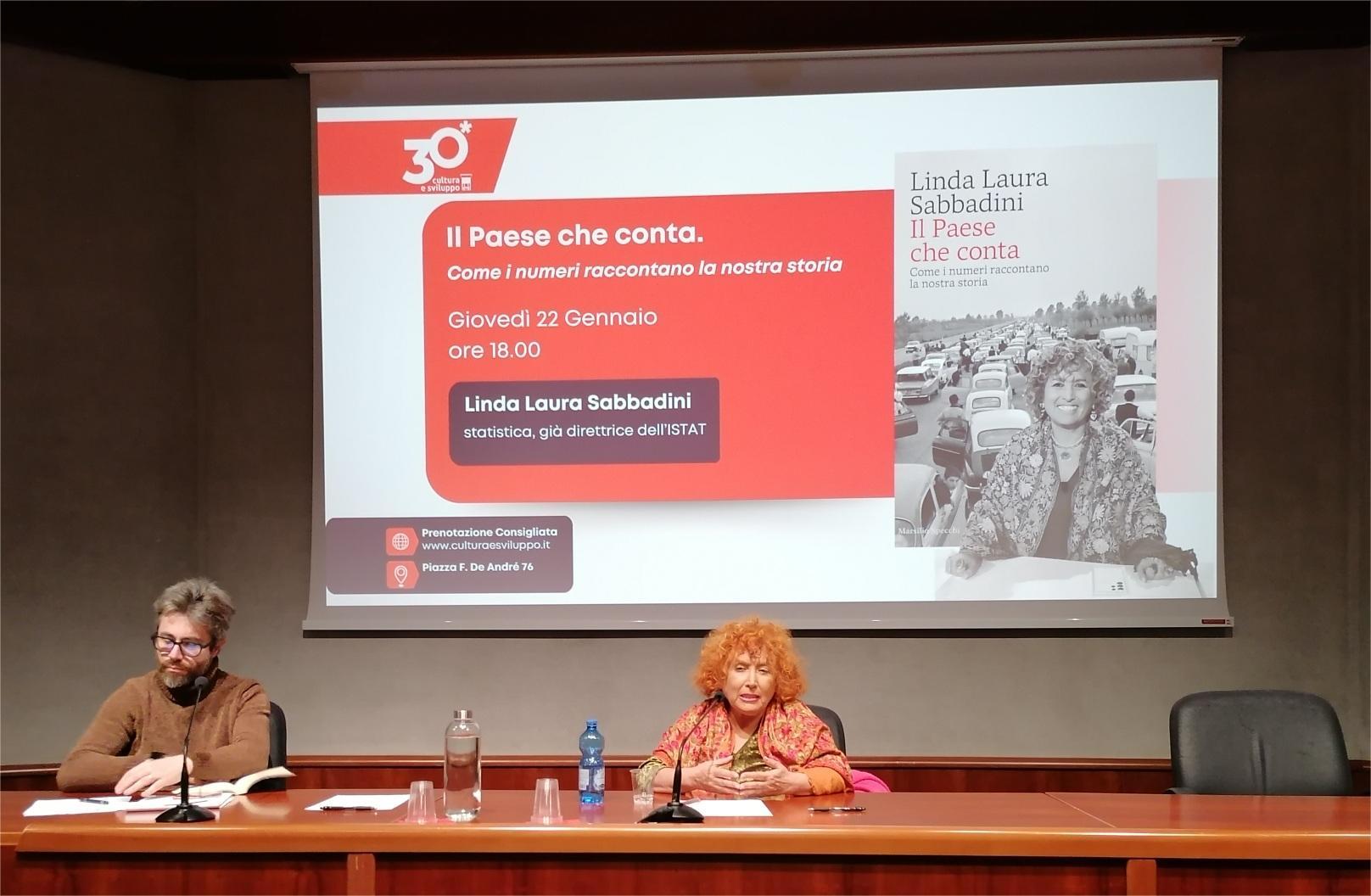 Linda Laura Sabbadini al Giovedì Culturale per parlare di numeri e statistica nel nostro paese