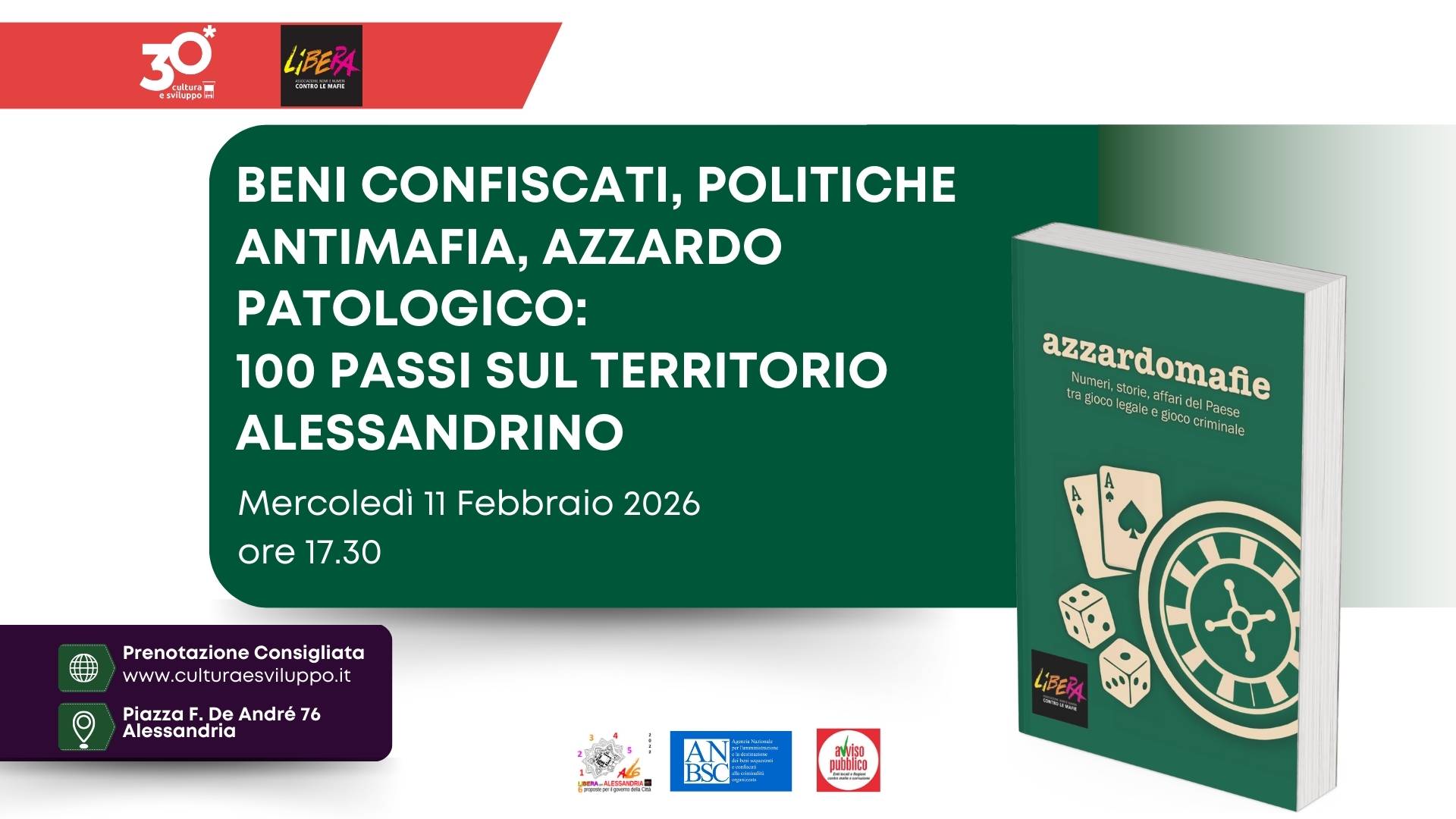 LIBERA - Beni confiscati, politiche antimafia, azzardo patologico