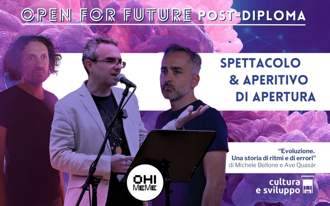 “EVOLUZIONE. Una storia di ritmi ed errori”. Lo spettacolo di OHIMEME che ti aiuta ad orientarti