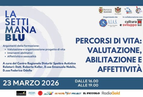 Evento Percorsi di vita: valutazione, abilitazione e affettività
