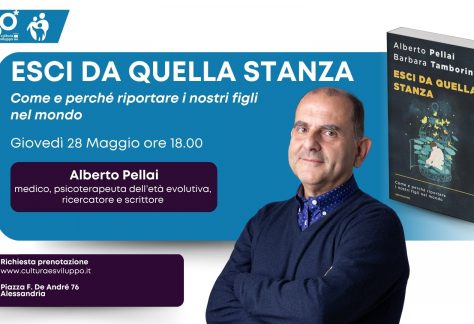 Alberto Pellai presenta Esci da quella stanza. Come e perché riportare i nostri figli nel mondo, (Mondadori, Milano 2025)