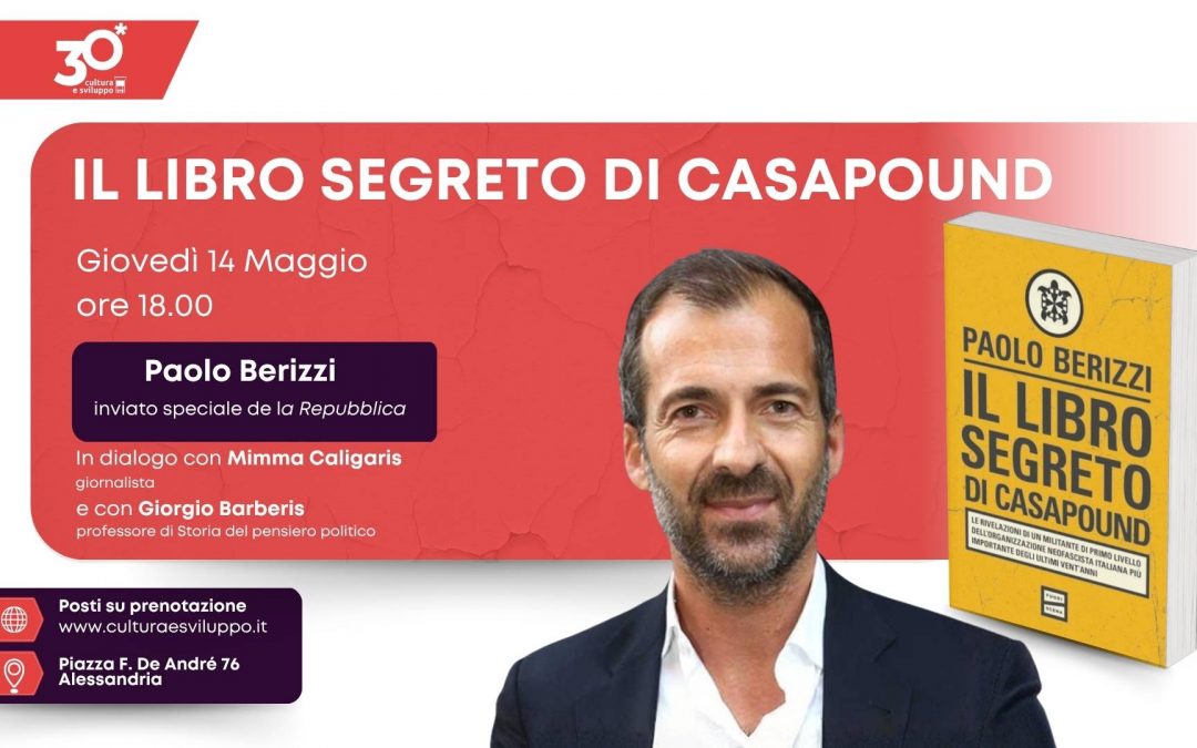 “Il libro segreto di Casapound” con Paolo Berizzi