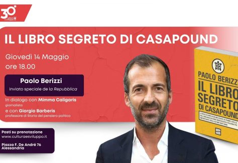 Paolo Berizzi presenta il suo libro "Il libro segreto di Casapound"