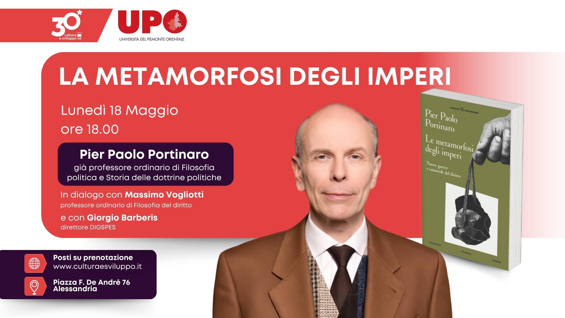 Pier Paolo Portinaro presenta La metamorfosi degli imperi