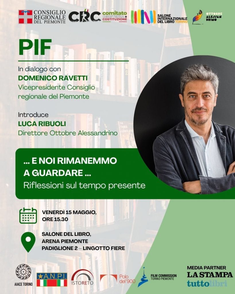 Pif al salone del libro con Ottobre Alessandrino