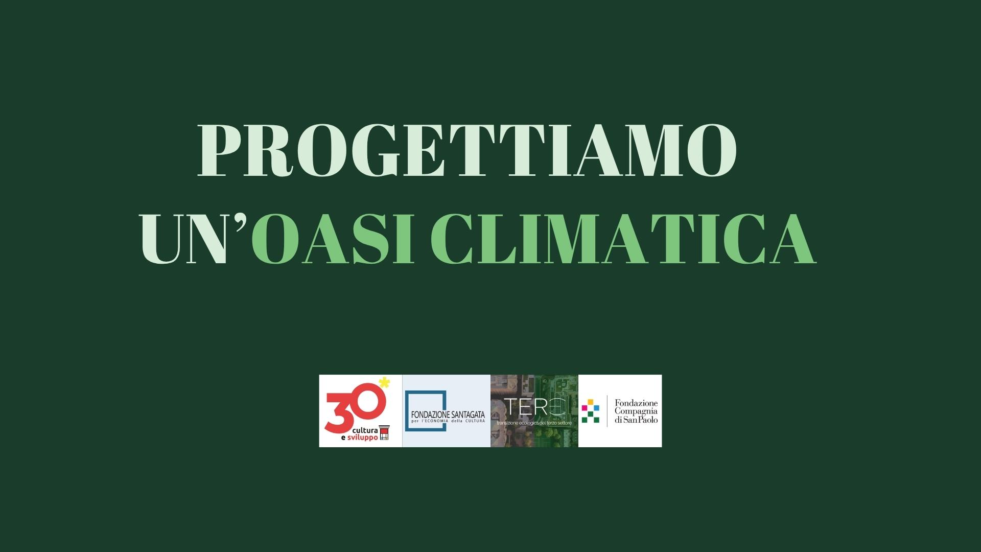 Bando Progettiamo un'oasi climatica