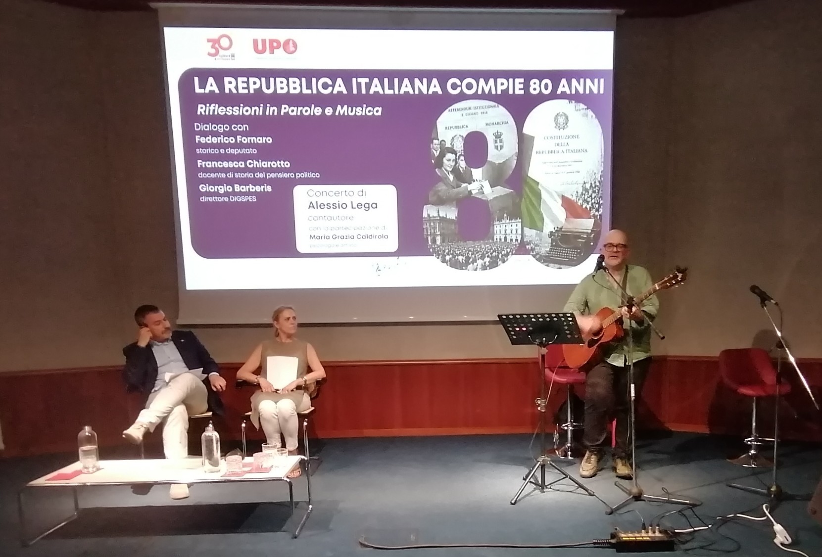 Gli 80 anni della Repubblica tra storia e musica